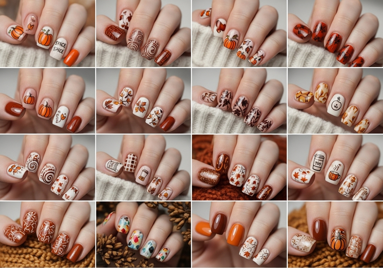 20 Pumpkin Spice Nails Ideas